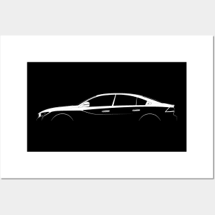 Peugeot 508 Sport Engineered Silhouette Posters and Art